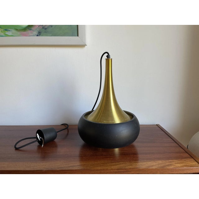 Metal Mid-Century Danish Pendant Lamp by Fog & Mørup, 1960s For Sale - Image 7 of 11