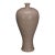 Vintage Chinese Cream White Porcelain Meiping Vase, Subtle Carved Floral Plum Vase For Sale