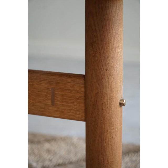 Wood Mid-Century Modern Dining Room Table in Oak & Teak by Ditte & Adrian Heath, 1960s For Sale - Image 7 of 15