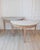 Pair of Swedish Gustavian Demi-Lune Console Tables in Oak, circa 1840–1860 For Sale - Image 9 of 11