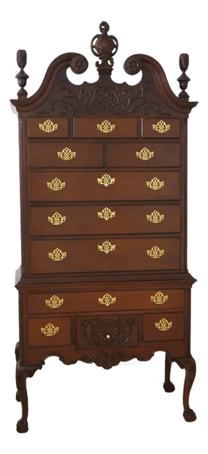 Councill Craftsmen Ball & Claw Mahogany Highboy