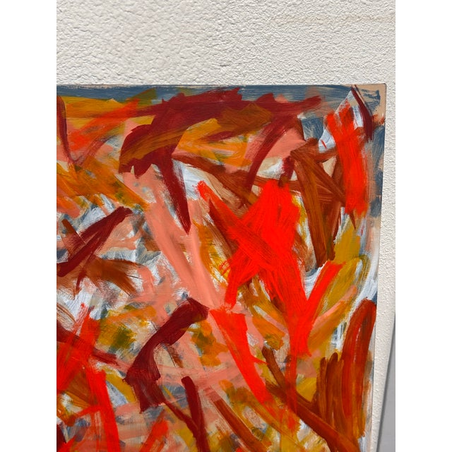 David Wong “Brad” Abstract Acrylic on Canvas, Circa 2009 For Sale - Image 9 of 12