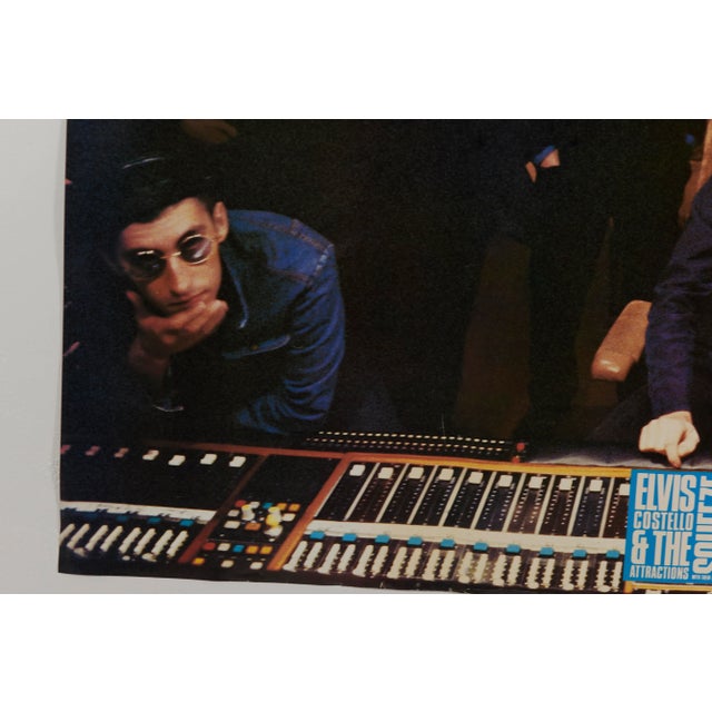 1980s 1980s Elvis Costello & the Attractions Promotional Poster For Sale - Image 5 of 10