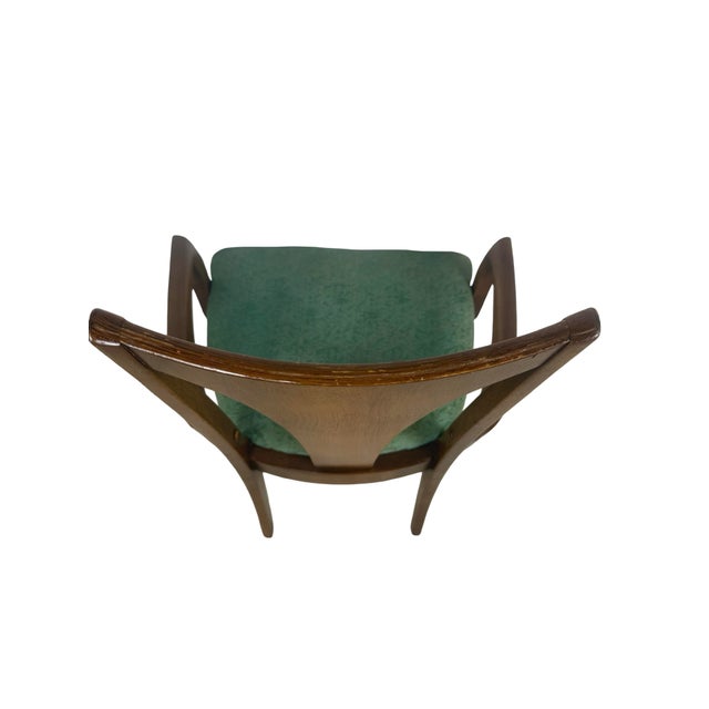 Mid-Century Sculptural High-Back Armchairs Attr. Broyhill Lenoir For Sale - Image 11 of 18