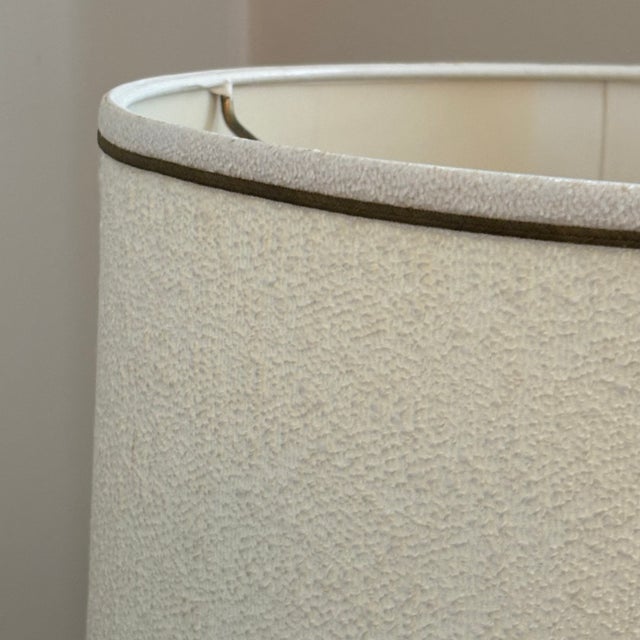 Mid-20th Century Stiffel Drum Shade With Greek Key Motif For Sale - Image 13 of 18