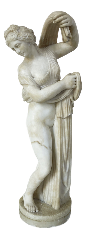 Sculpture of Venus Callipygia, Late 19th Century, Alabaster