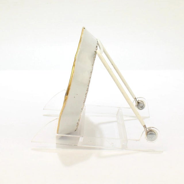 White Antique Famille Rose Chinese Export Porcelain Bowl or Dish For Sale - Image 8 of 10