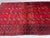 Vintage Afghan Ersari Turkmen Bokhara Rug, Abrash Red - 7'2" X 4'8" For Sale - Image 6 of 13