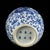 Vintage Blue & White Porcelain Lidded Jar With Dragon & Floral Motif For Sale - Image 4 of 9