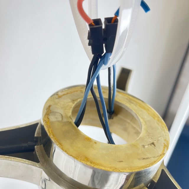 Three-Light Cascade Pendant Lamp in Glass, 1970 For Sale - Image 11 of 12