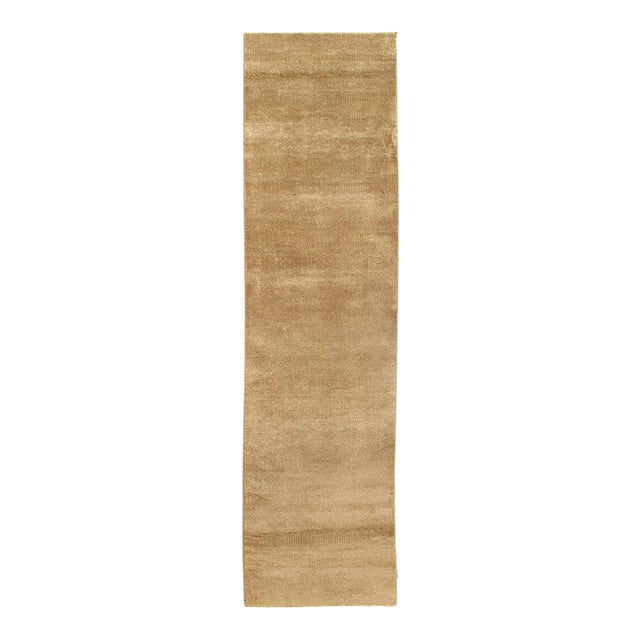 Pasargad DC Hand Knotted Modern Runner Rug For Sale