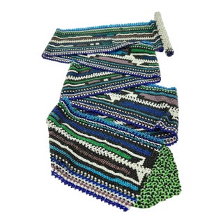 Early 20th Century Ndebele Beaded Wedding Veil MATTER COLLECTION For Sale