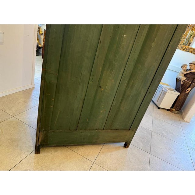 Antique Art Nouveau Mirrored Wardrobe, 1890s For Sale - Image 15 of 16