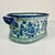 1950s Vintage Boho Chic Chinoiserie Hollywood Regency Celadon and Blue Foot Bath Catchall For Sale - Image 13 of 14