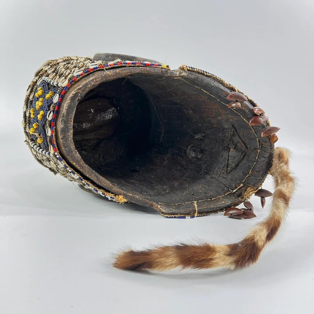 Early 20th Century Kuba Mask Bwoom Helmet Royal For Sale - Image 12 of 12