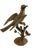 1960's Italian Cast Brass Bird on Branch Sculpture For Sale In Houston - Image 6 of 6