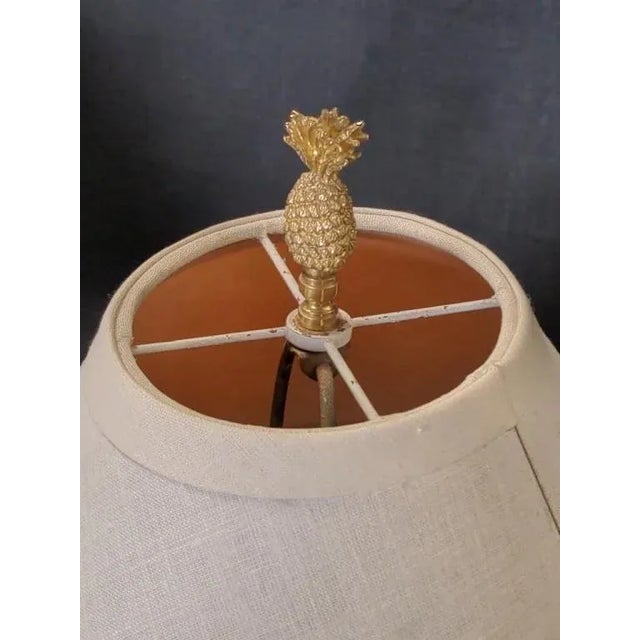 Pair 1952 Signed C. Romanelli/Stern Ind. Polynesian Male & Female Figural Lamps W/ Shades For Sale - Image 4 of 13