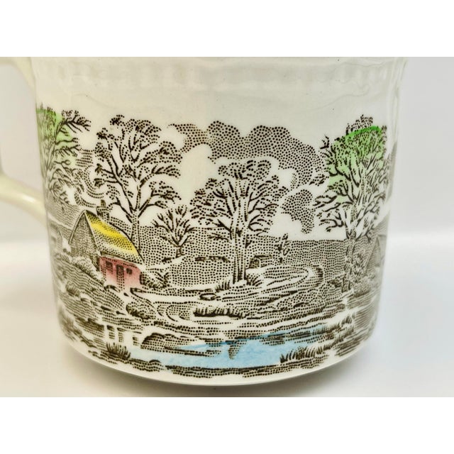 1930s “Shakespeare's Sonnets” Scenic Coffee Cups- a Pair For Sale In Jacksonville, FL - Image 6 of 10