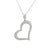 Contemporary Piaget Diamond Gold Heart Necklace 18k White Pave Set w/Chain For Sale - Image 3 of 9
