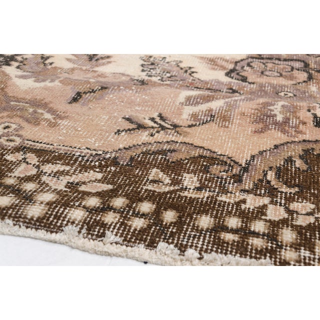 Turkish Vintage Tribal Floor Wool Rug For Sale - Image 3 of 10