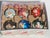 Gorgeous vintage handmade unique boem glass silvered and painted with Holiday winter scenes. In a beautiful red cardinals...