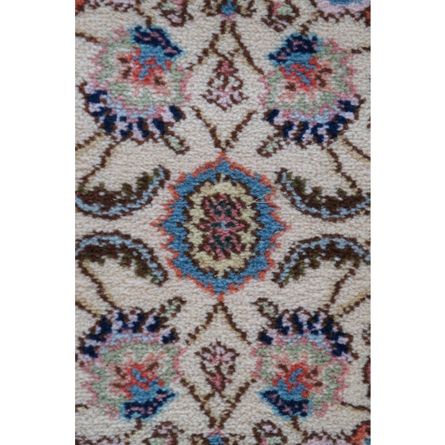 Karastan 100% Wool Oriental Floral Palmette Animal 738 Area Rug Mat 4' X 2' For Sale - Image 10 of 14