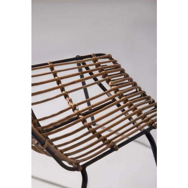 Set of Rattan Chairs, 1950s For Sale - Image 6 of 13