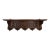 Antique French Oak Wall Shelf Coat and Hat Rack For Sale