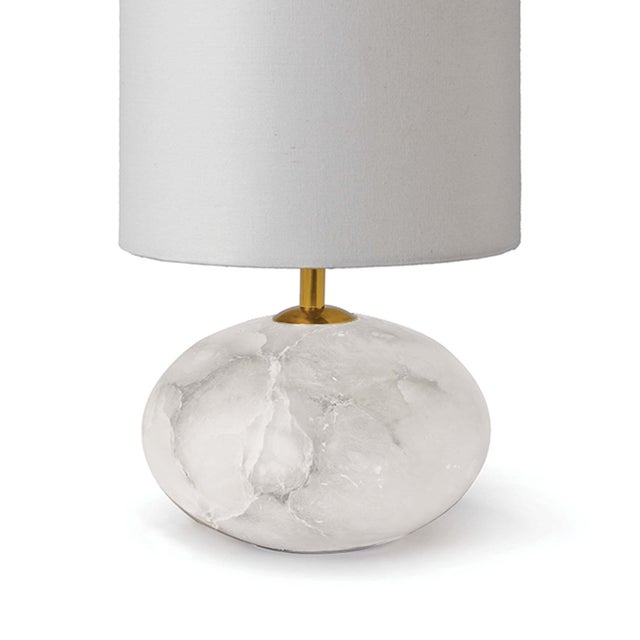 Regina Andrew Alabaster Mini Orb Lamp For Sale In Detroit - Image 6 of 8