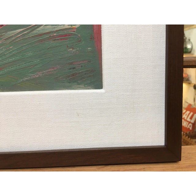 Vintage Abstract Painting, Signed For Sale - Image 10 of 13