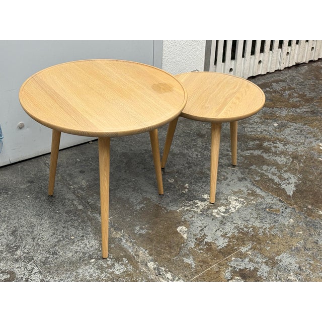 Space Copenhagen for Mater Two Piece Side Tables, Set of Two For Sale In San Francisco - Image 6 of 12