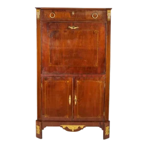 Neoclassical Style Mahogany Bronze Ormolu Mounted Secretaire