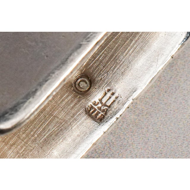 Fantastic Large Vintage Sterling Silver Money Clip 1971 Bahamas Islands Queen Elizabeth II Coin Gentleman’s Accessory British Royalty For Sale - Image 11 of 11
