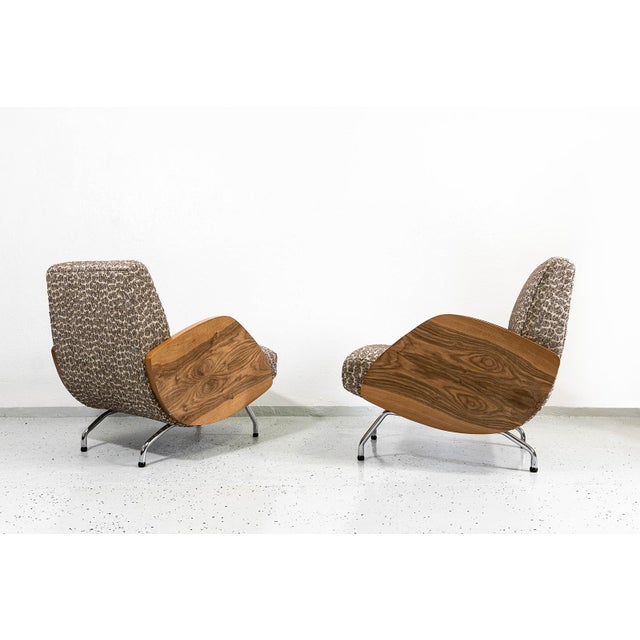 Model 360 Lounge Chairs by Janusz Różański, 1950s, Set of 2 For Sale - Image 6 of 18