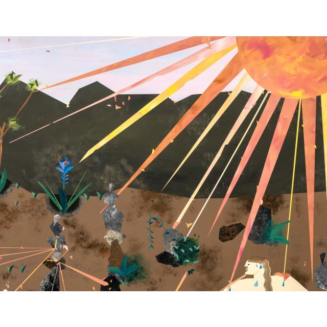 Contemporary Andrea Joyce Heimer "We Stacked Rocks..." Acrylic For Sale - Image 3 of 7