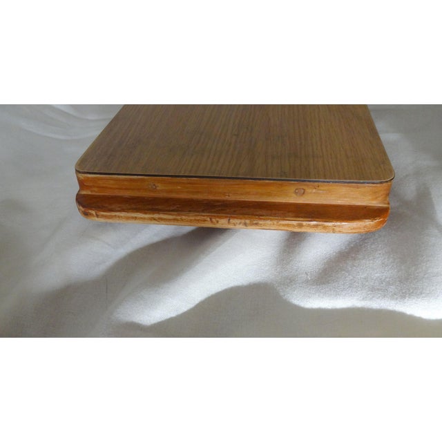 Vintage French Wood Wine Tray For Sale - Image 4 of 6