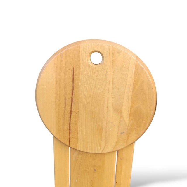 Vintage Suzy Folding Stools in Beech by Adrian Reed, 1980s, Set of 2 For Sale - Image 12 of 14