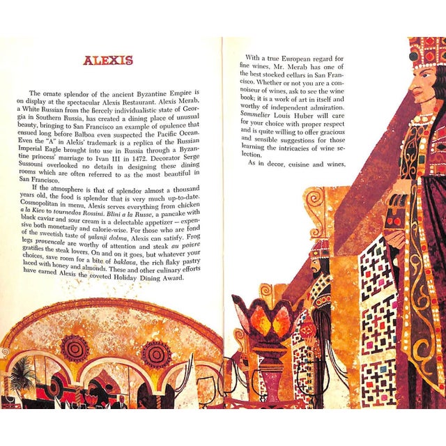 1960s "Restaurants of San Francisco" Book 1963 Picot, Leonce [Edited By] For Sale - Image 5 of 12