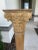 1970s Vintage Karges Carved Wood Paint Decorated, Corinthian Pedestal /Column For Sale - Image 5 of 12