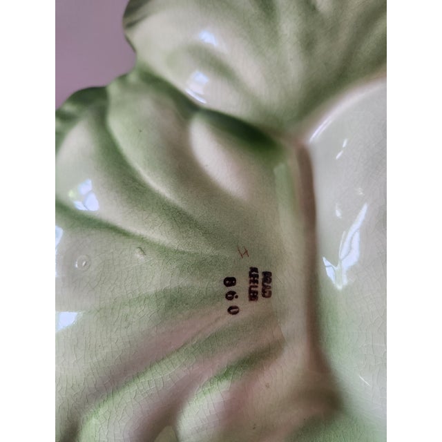 Red 1940s Brad Keeler Lobster Cabbage Dish For Sale - Image 8 of 11