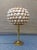Bauhaus Vintage Rattan and Brass Table Lamp, 1960s For Sale - Image 3 of 8