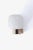 Brass Wall Lamp in White Glass For Sale - Image 9 of 9