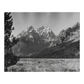 1970s Grand Teton Mountain Landscape Photograph by Don Ware For Sale