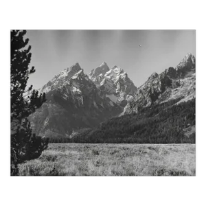 1970s Grand Teton Mountain Landscape Photograph by Don Ware