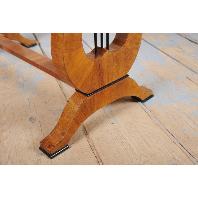 Wood Biedermeier Writing Desk in Walnut, Austria, 1820s For Sale - Image 7 of 14