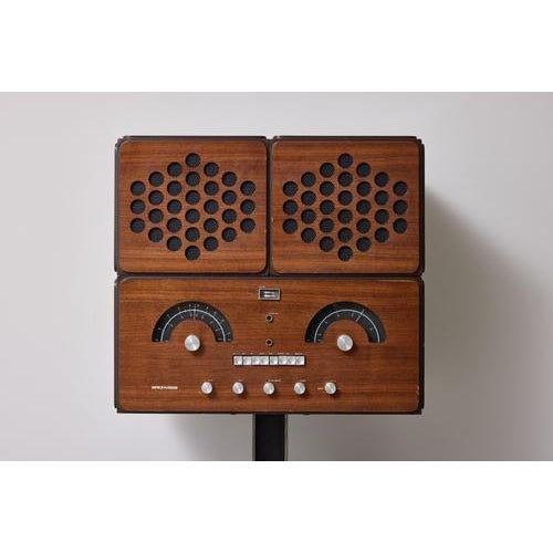 1960s RR 126 Speakers by Achille & Pier Giacomo Castiglioni for Brionvega, 1965 For Sale - Image 5 of 11