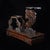 Huali Rosewood Carved Display Stand With Fish & Lotus Motif For Sale - Image 4 of 9