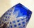 Small Vintage Vase in Cut Bohemian Crystal with Cobalt Blue, 1960s For Sale - Image 4 of 13