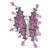 Contemporary 18K White Gold 1.00 Cttw Diamond, Ruby Sapphire, and Amethyst Mixed Gemstone Butterfly Brooch Pin (G-H Color, VS1-VS2 Clarity) For Sale - Image 3 of 6