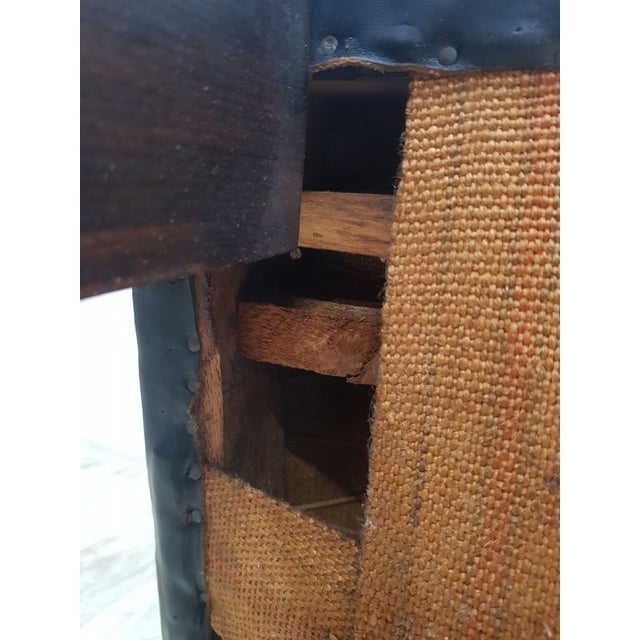 Vintage Art Deco Club Chair in Leather, 1930s For Sale - Image 11 of 14